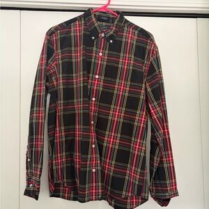 J. Crew Multicolor Plaid Button-Down Shirt